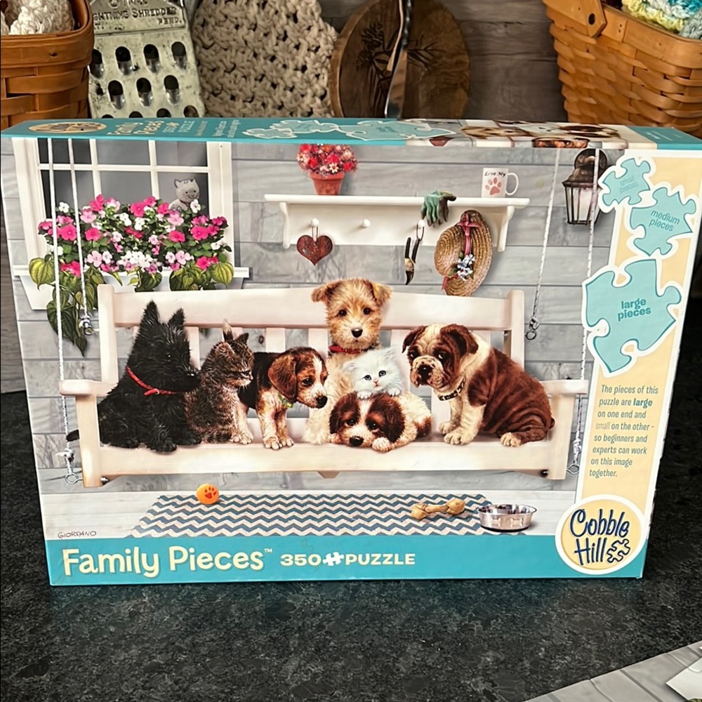 Cobb Hill by New Balance Pet Puzzle - Brown and White Puppies